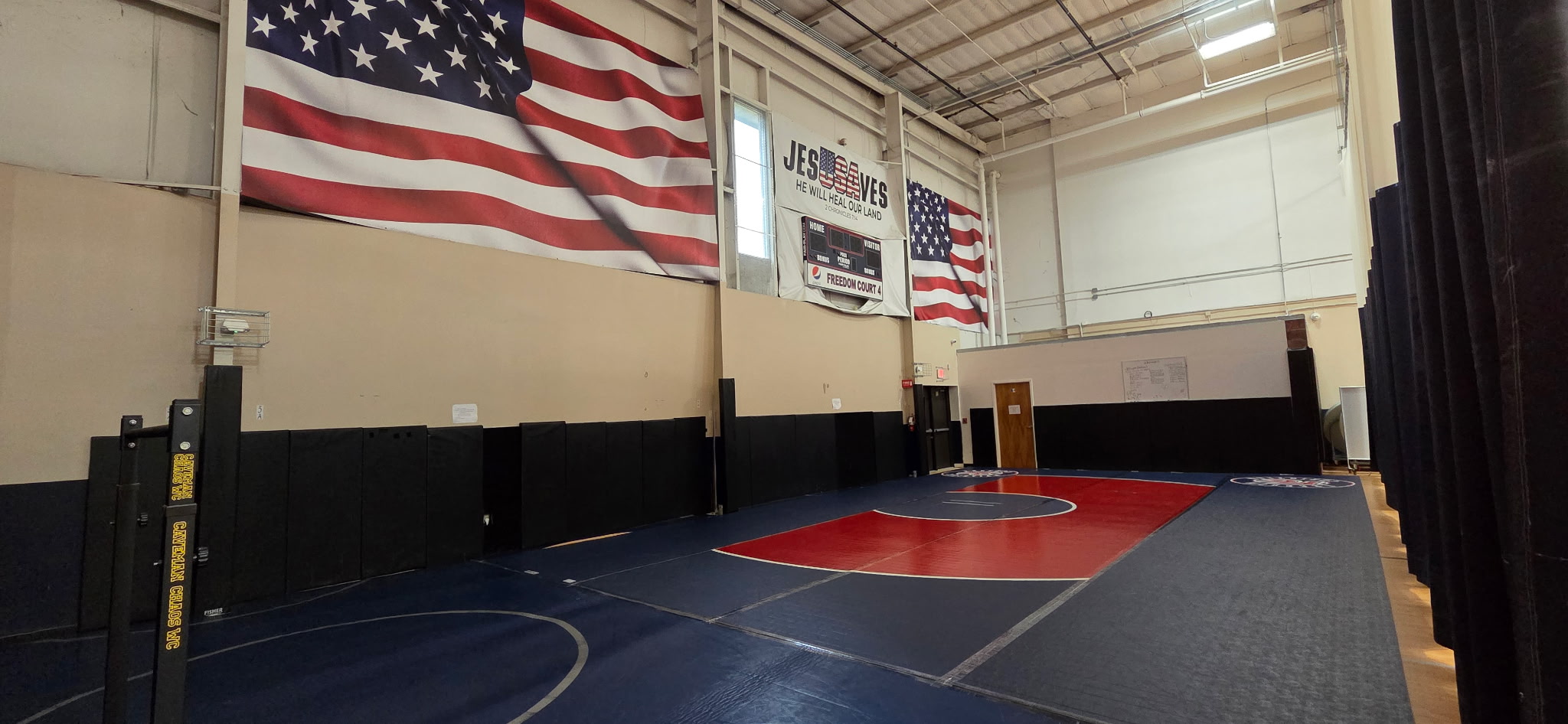 Wrestling action